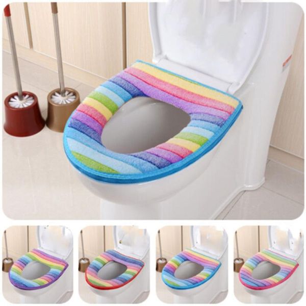 rainbow stripes soft heated washable velvet coral toilet seat mat set for home decor closestool case warmer lid covers
rainbow stripes soft heated washable velvet coral toilet seat mat set for home decor closestool case warmer lid covers
