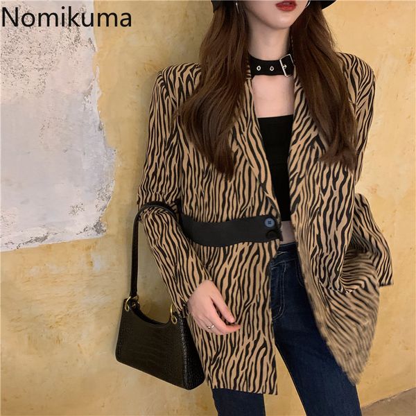 nomikuma streetwear vintage blazer women printed notched collar long sleeve jackets female casual loose high street 3d364 210514, White;black
nomikuma streetwear vintage blazer women printed notched collar long sleeve jackets female casual loose high street 3d364 210514, White;black