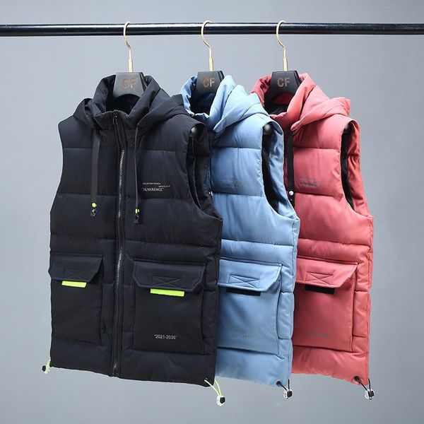 men's vests style waistcoat autumn winter down cotton korean fashion shoulder man loose handsome thickened jacket, Black;white
men's vests style waistcoat autumn winter down cotton korean fashion shoulder man loose handsome thickened jacket, Black;white
