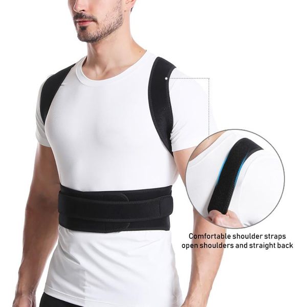 back support breathable brace posture corrector for adults children upper straightener neck shoulder, Black;blue
back support breathable brace posture corrector for adults children upper straightener neck shoulder, Black;blue