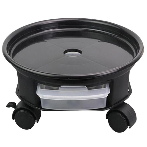 round flower pot trays removable universal bottom wheel foundation plant base with storage drawer planters & pots
round flower pot trays removable universal bottom wheel foundation plant base with storage drawer planters & pots