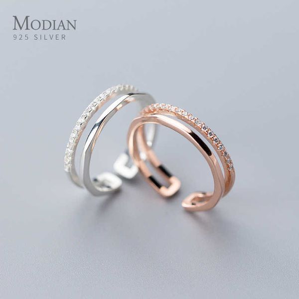luxury wedding engagement ring for women real 925 sterling silver shiny zircon double circle open size fine jewelry 210707, Slivery;golden
luxury wedding engagement ring for women real 925 sterling silver shiny zircon double circle open size fine jewelry 210707, Slivery;golden