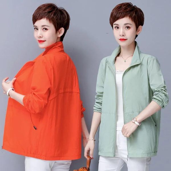 women's jackets xl-5xl plus size sun protection clothing women solid color stand collar thin jacket anti-uv breathable outdoor summer, Black;brown
women's jackets xl-5xl plus size sun protection clothing women solid color stand collar thin jacket anti-uv breathable outdoor summer, Black;brown