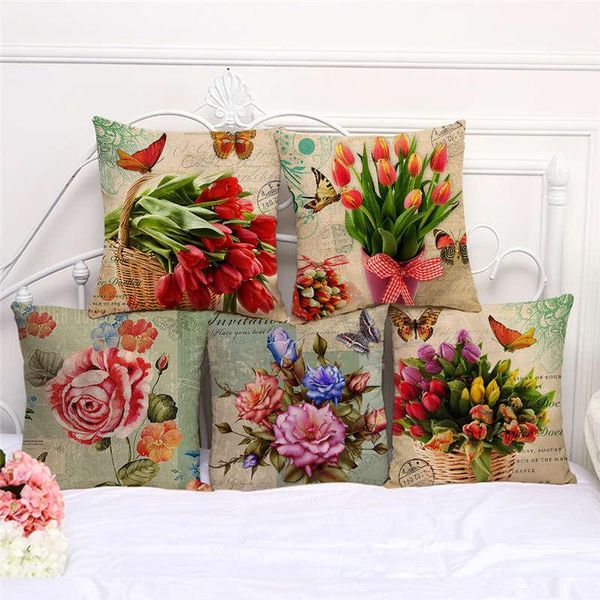 pillow case throw cases retro floral butterfly poster cushion cover 45x45 home living room decoration linen/cotton pillowcover decor
pillow case throw cases retro floral butterfly poster cushion cover 45x45 home living room decoration linen/cotton pillowcover decor