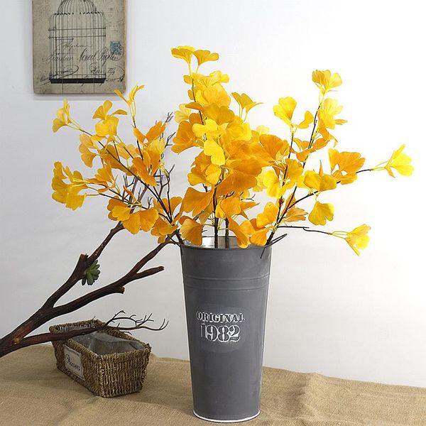 decorative flowers & wreaths 1pc simulation ginkgo leaves artificial flower plant for home indoor decoration table ornament
decorative flowers & wreaths 1pc simulation ginkgo leaves artificial flower plant for home indoor decoration table ornament