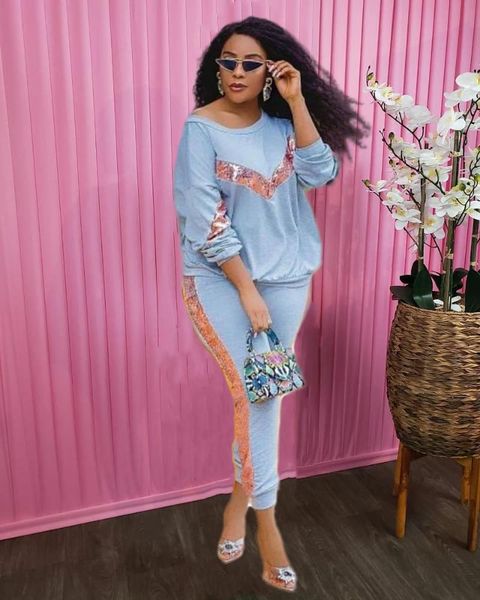 women's two piece pants casual home wear tracksuit women sets long sleeve loose sweatshirt pencil trousers ladies streetwear, White
women's two piece pants casual home wear tracksuit women sets long sleeve loose sweatshirt pencil trousers ladies streetwear, White