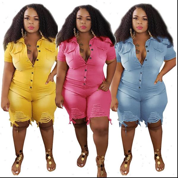 plus size clothing jeans women rompers s 5xl short sleeve bodysuit ripped denim shorts wholesale dropshipping, Black;white
plus size clothing jeans women rompers s 5xl short sleeve bodysuit ripped denim shorts wholesale dropshipping, Black;white