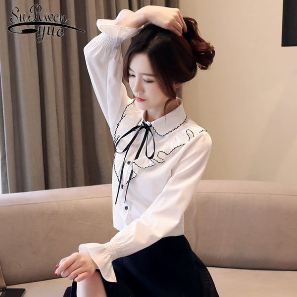 femal bow long sleeve butterfly shirts women summer and autumn white chiffon blouses 6553 50 210508
femal bow long sleeve butterfly shirts women summer and autumn white chiffon blouses 6553 50 210508
