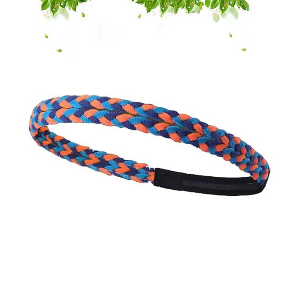 sports braid headband hairband elastic single band silicone lined fitness sweatband (dark blue, blue and orange), Yellow;black
sports braid headband hairband elastic single band silicone lined fitness sweatband (dark blue, blue and orange), Yellow;black