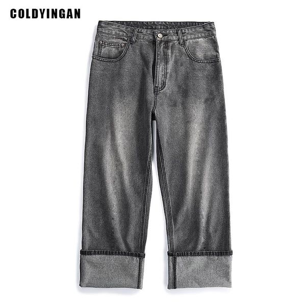 men's jeans coldyingan oversize streetwear drop feel cotton large straight tube pants casual blue man trousers
men's jeans coldyingan oversize streetwear drop feel cotton large straight tube pants casual blue man trousers