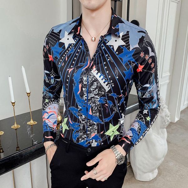 men's casual shirts 2021 starry sky print men baroque slim fit party club shirt male camisa homem luxury long sleeve 4xl, White;black
men's casual shirts 2021 starry sky print men baroque slim fit party club shirt male camisa homem luxury long sleeve 4xl, White;black