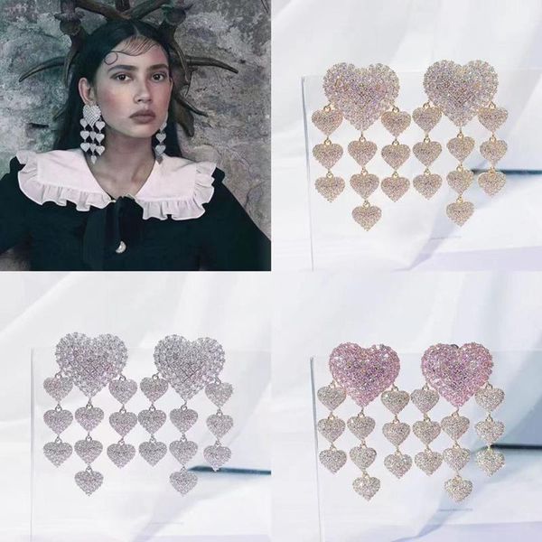 dangle & chandelier exaggerated rhinestone heart shape huge earrings accessories for women crystal tassel drop dinner jewelry, Silver
dangle & chandelier exaggerated rhinestone heart shape huge earrings accessories for women crystal tassel drop dinner jewelry, Silver