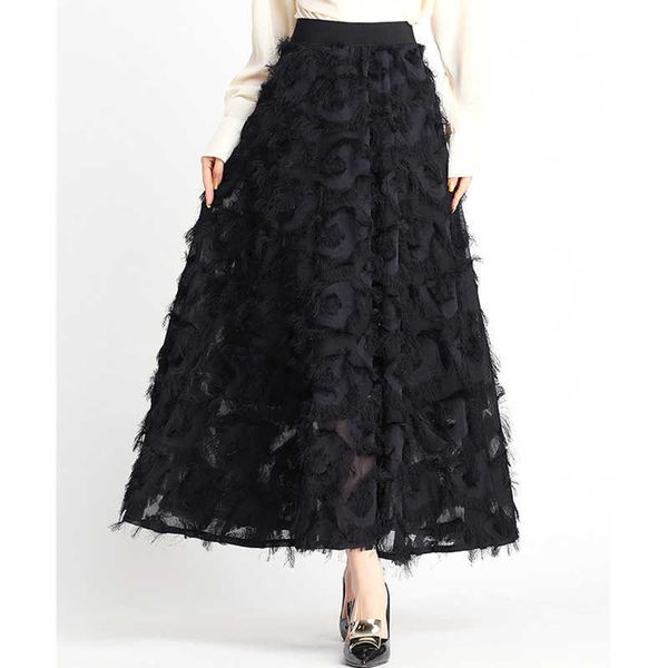 skirts korean style maxi feather fringe skirt women summer fairy high waist a-line long black white chiffon ladies 62nk
skirts korean style maxi feather fringe skirt women summer fairy high waist a-line long black white chiffon ladies 62nk