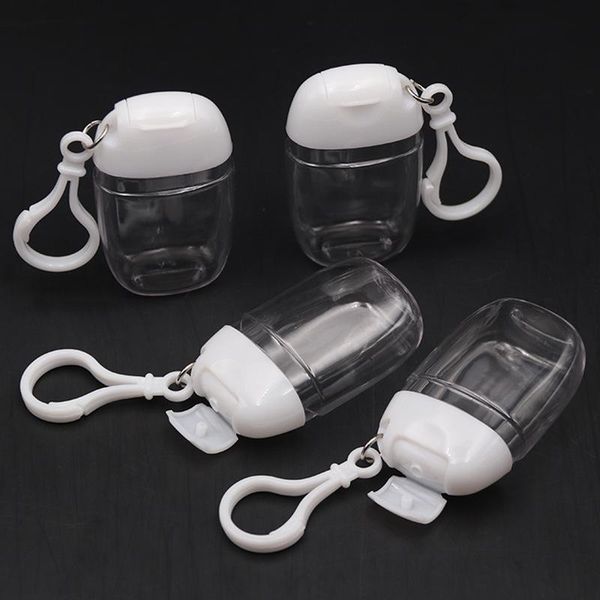 liquid soap dispenser 30ml portable spray bottle separate bottling with key ring hook travel refillable empty transparent alcohol containers
liquid soap dispenser 30ml portable spray bottle separate bottling with key ring hook travel refillable empty transparent alcohol containers