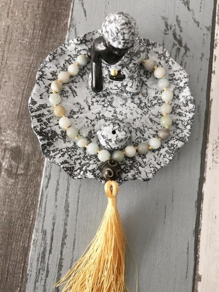 charm bracelets hand knotted mala mini rosaries 8mm amazonite bracelet energy prayer gift for friend wrist yoga, Golden;silver
charm bracelets hand knotted mala mini rosaries 8mm amazonite bracelet energy prayer gift for friend wrist yoga, Golden;silver