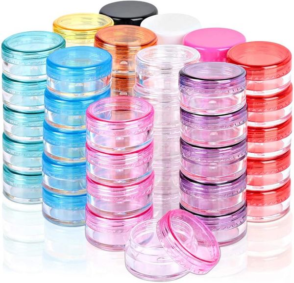 storage bottles & jars 50pcs sample container 5g empty plastic cosmetic pot for eye shadow nails powder jewelry lip
storage bottles & jars 50pcs sample container 5g empty plastic cosmetic pot for eye shadow nails powder jewelry lip