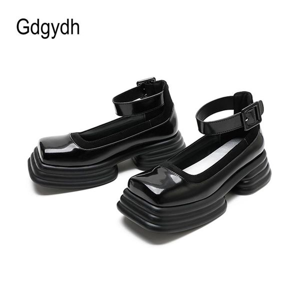 dress shoes gdgydh chunky platform mary jane women retro square toe ankle buckle pumps ins recommend shoe girls school, Black
dress shoes gdgydh chunky platform mary jane women retro square toe ankle buckle pumps ins recommend shoe girls school, Black