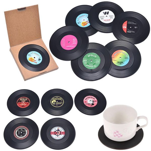 mats & pads 2/4/6pcs retro coasters drinks table cup mat cd record anti-slip insulation tableware decoration kitchen tools
mats & pads 2/4/6pcs retro coasters drinks table cup mat cd record anti-slip insulation tableware decoration kitchen tools