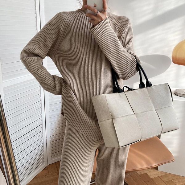 women's two piece pants winter clothes women set woman sweater thick knitted sets clothing suits vetement femme c10871, White
women's two piece pants winter clothes women set woman sweater thick knitted sets clothing suits vetement femme c10871, White