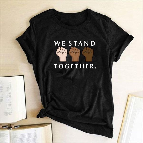 we stand together printing men mens summer woman tshirts fashion for aesthetic clothes cotton camisetas mujer, White;black
we stand together printing men mens summer woman tshirts fashion for aesthetic clothes cotton camisetas mujer, White;black