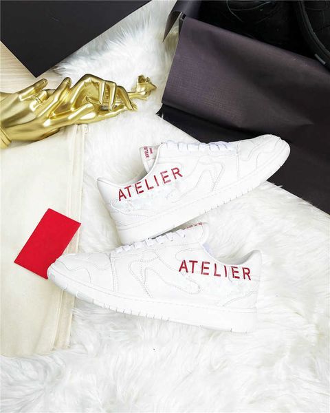 2022 luxury designer dress shoes atelier white low sneakers new sneaker trainers leather trainer with box, Black
2022 luxury designer dress shoes atelier white low sneakers new sneaker trainers leather trainer with box, Black