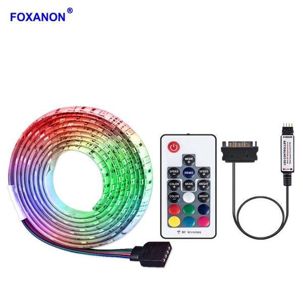 strips sata power supply interface rgb led strip light 1m 2m 3m 4m 5m dc 12v 2835 diode tape full kit for pc computer case
strips sata power supply interface rgb led strip light 1m 2m 3m 4m 5m dc 12v 2835 diode tape full kit for pc computer case