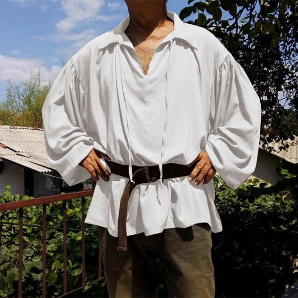 spring long sleeve loose blouse shirt men's elegant white drawstrings turn down collar casual oversized vintage shirts, White;black
spring long sleeve loose blouse shirt men's elegant white drawstrings turn down collar casual oversized vintage shirts, White;black