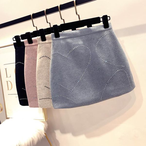 skirts winter & spring women slim woolen heart beading hip-wrapped a-line skirt urban ladies clothes half-length pencil, Black
skirts winter & spring women slim woolen heart beading hip-wrapped a-line skirt urban ladies clothes half-length pencil, Black
