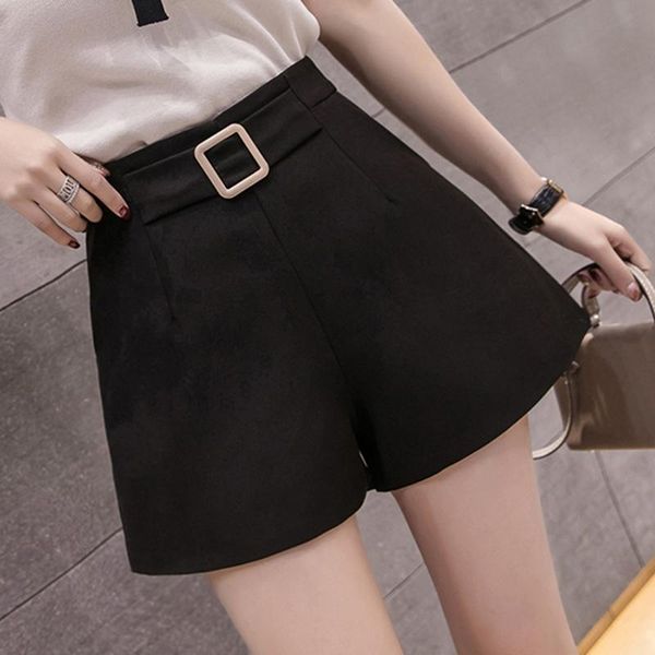 women's shorts ol style wide leg women summer high waist short pants casual loose zipper pockets feminino solid flare, White;black
women's shorts ol style wide leg women summer high waist short pants casual loose zipper pockets feminino solid flare, White;black