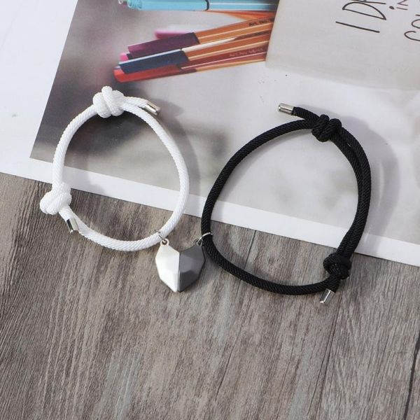 charm bracelets xx9c attractive handmade heart shape couple magnet bracelet women lover's female male paired friendship jewelry, Golden;silver
charm bracelets xx9c attractive handmade heart shape couple magnet bracelet women lover's female male paired friendship jewelry, Golden;silver