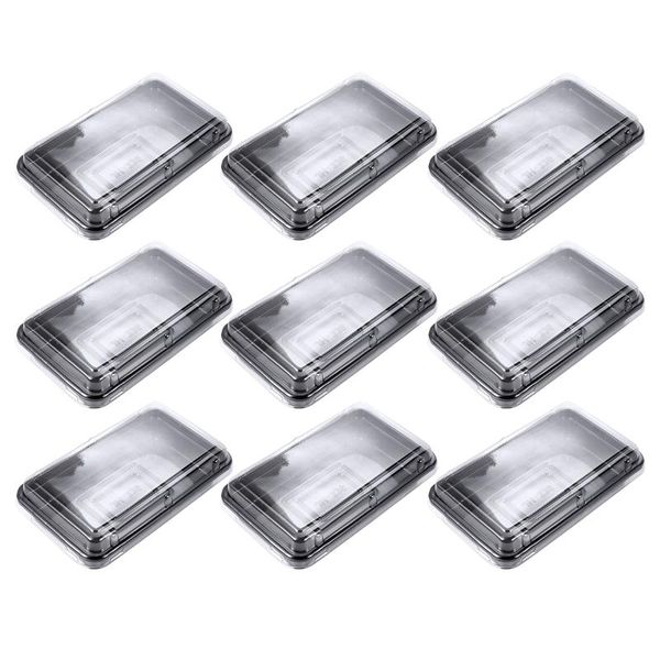 gift wrap 50 pcs rectangular disposable transparent cake packing box for kitchen (black)
gift wrap 50 pcs rectangular disposable transparent cake packing box for kitchen (black)