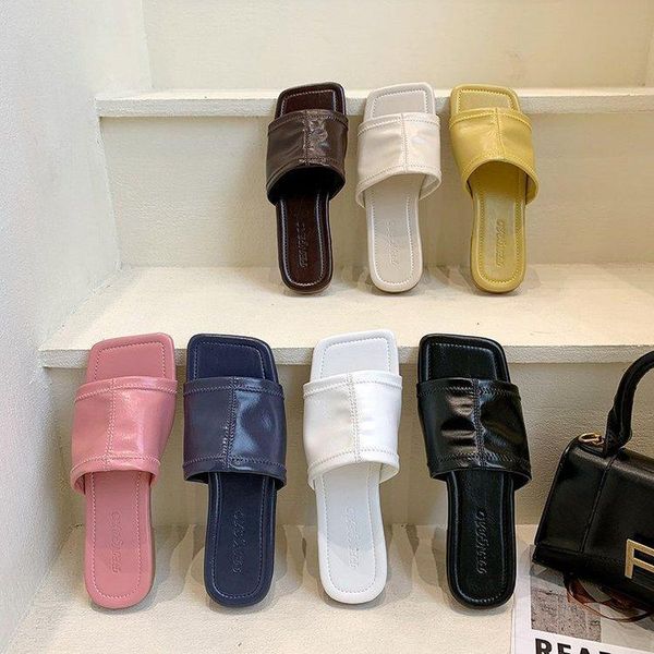 slippers 2021 summer women square toe sweet casual shoes slides indoor flip flops dress beach sandal slipper, Black
slippers 2021 summer women square toe sweet casual shoes slides indoor flip flops dress beach sandal slipper, Black