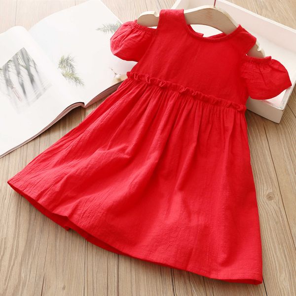 1 summer 2 3 4 6 8 10 years children solid red cotton short sleeve wrap off shoulder strapless dress for girl baby kids 210529, Red;yellow
1 summer 2 3 4 6 8 10 years children solid red cotton short sleeve wrap off shoulder strapless dress for girl baby kids 210529, Red;yellow
