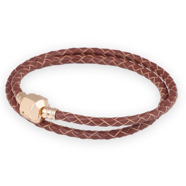 plated gold brown double loop leather charm bracelet chain charms diy bracelets fit metal alloy glass european big hole bead, Golden;silver
plated gold brown double loop leather charm bracelet chain charms diy bracelets fit metal alloy glass european big hole bead, Golden;silver