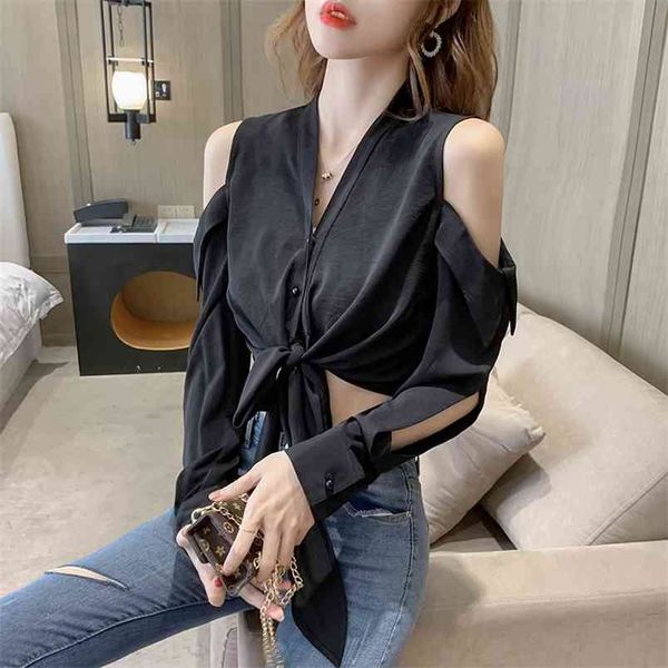 summer black off shoulder women shirts blouses v-neck lace up long sleeve chic woman blusa spring blouse 210507, White
summer black off shoulder women shirts blouses v-neck lace up long sleeve chic woman blusa spring blouse 210507, White