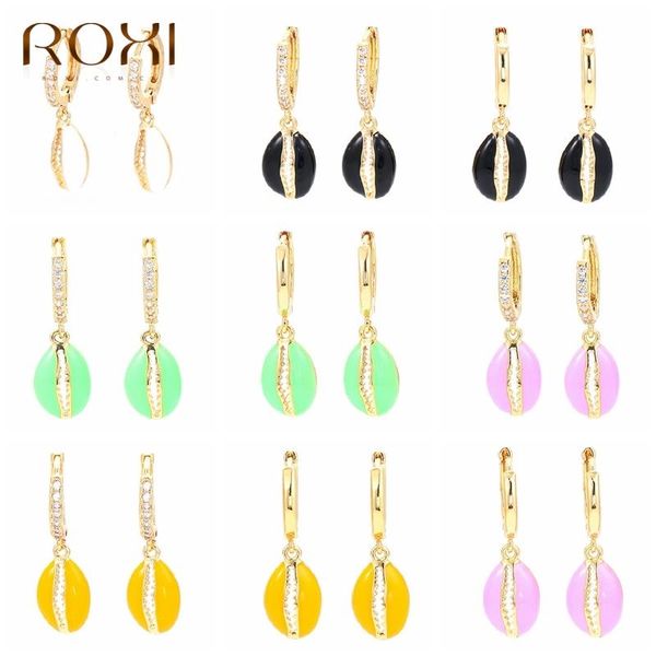 hoop & huggie roxi copper candy colors enamel earrings for women girls bohemia jewelry earring ins shell design crystals, Golden;silver
hoop & huggie roxi copper candy colors enamel earrings for women girls bohemia jewelry earring ins shell design crystals, Golden;silver