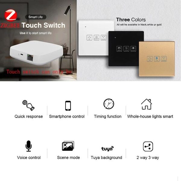 smart home control tuya zigbee3.0 wall touch switch life app support alexa google intelligent with neutral
smart home control tuya zigbee3.0 wall touch switch life app support alexa google intelligent with neutral