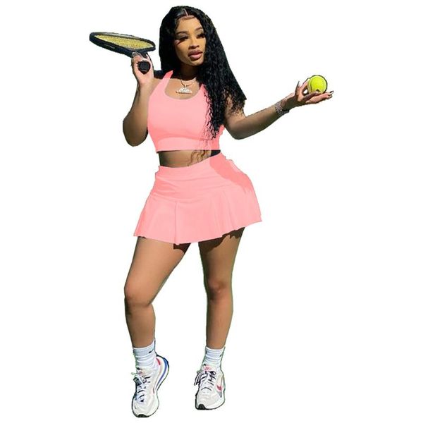 women's fashion casual sport suit solid nightclub style slim sports vest skirt two piece set fitness cool quick dry gym clothing, White;black
women's fashion casual sport suit solid nightclub style slim sports vest skirt two piece set fitness cool quick dry gym clothing, White;black