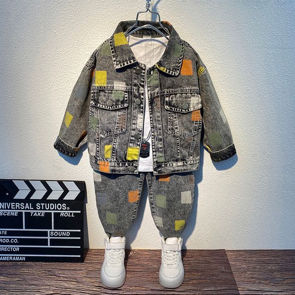 cowboy kids toddler boy children clothes jeans jacket coats pants 2pcs set spring autumn plaid print denim outfit babe boys suit, White
cowboy kids toddler boy children clothes jeans jacket coats pants 2pcs set spring autumn plaid print denim outfit babe boys suit, White