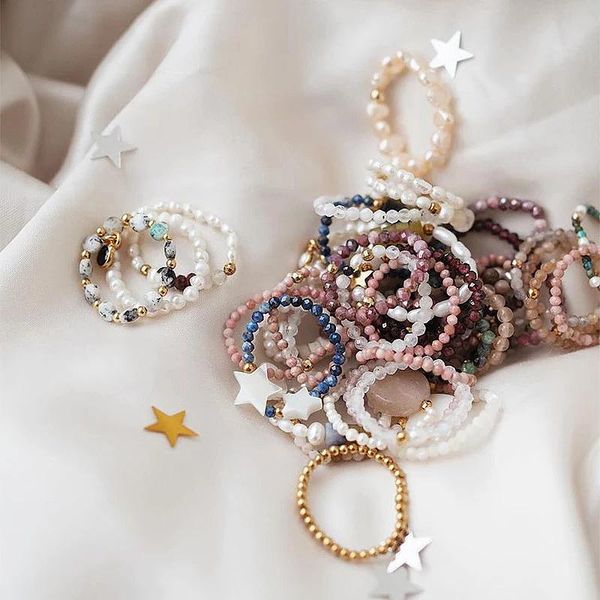 wedding rings fashion crystal beaded for women cute minimalist multicolor beads geometric stacked fine party gift finger jewelry, Slivery;golden
wedding rings fashion crystal beaded for women cute minimalist multicolor beads geometric stacked fine party gift finger jewelry, Slivery;golden