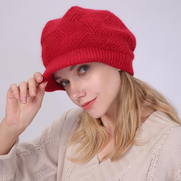 berets women's beret knitted retro pure color twill autumn and winter warm hat boina feminina, Blue;gray
berets women's beret knitted retro pure color twill autumn and winter warm hat boina feminina, Blue;gray