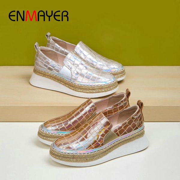 dress shoes enmayer 2021 round toe slip-on casual woman genuine leather basic women heels wedges leisure sewing platform 34-39, Black
dress shoes enmayer 2021 round toe slip-on casual woman genuine leather basic women heels wedges leisure sewing platform 34-39, Black