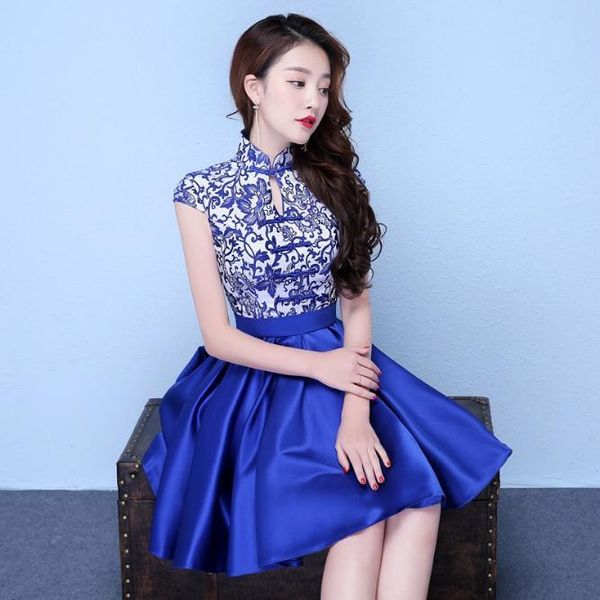 ethnic clothing vintage chinese style mini cheongsam wedding dress retro summer slim gown marriage qipao party evening vestido s-xxl, Red
ethnic clothing vintage chinese style mini cheongsam wedding dress retro summer slim gown marriage qipao party evening vestido s-xxl, Red