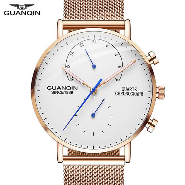 wristwatches 2021 mens watches guanqin luminous clock men business full steel creative quartz wrist watch relogio masculino, Slivery;brown
wristwatches 2021 mens watches guanqin luminous clock men business full steel creative quartz wrist watch relogio masculino, Slivery;brown