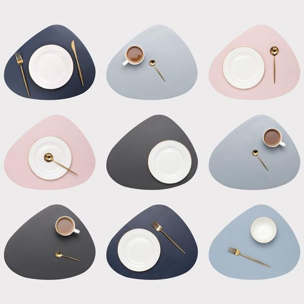 mats & pads leather placemat tableware pad oil water resistant heat insulation non-slip tablemat set for kitchen washable cup
mats & pads leather placemat tableware pad oil water resistant heat insulation non-slip tablemat set for kitchen washable cup