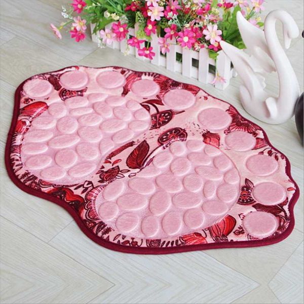 pebble household flannel embossed foot print carpet door mat bathroom absorbent non-slip toilet rugs pad bath accessories mats
pebble household flannel embossed foot print carpet door mat bathroom absorbent non-slip toilet rugs pad bath accessories mats