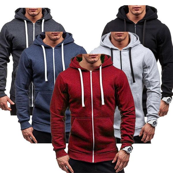 men's hoodies & sweatshirts hirigin plus size tracksuit autumn winter drawstring pocket hooded sweatshirt long sleeve zip slim coat jac, Black
men's hoodies & sweatshirts hirigin plus size tracksuit autumn winter drawstring pocket hooded sweatshirt long sleeve zip slim coat jac, Black
