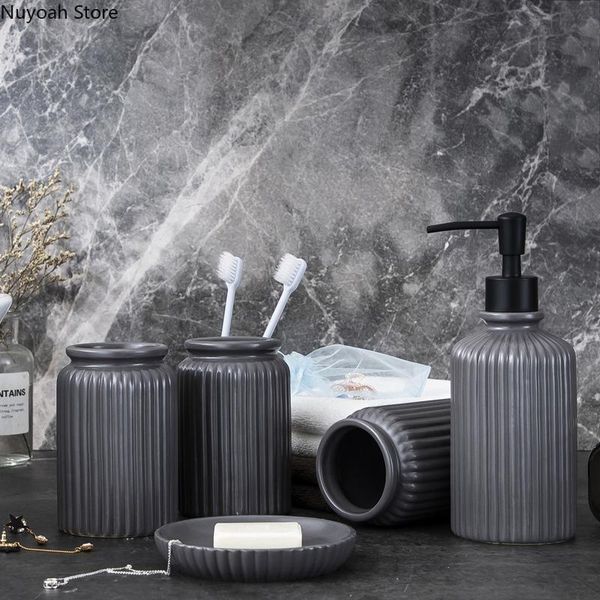 bath accessory set european style bathroom supplies striped ceramic mouthwash cup soap dish lotion bottle home el decoration ornaments
bath accessory set european style bathroom supplies striped ceramic mouthwash cup soap dish lotion bottle home el decoration ornaments