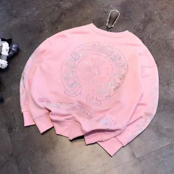 gaodingke -heart 21 autumn new drill pink girl heart round collar cotton terry loose, Black
gaodingke -heart 21 autumn new drill pink girl heart round collar cotton terry loose, Black