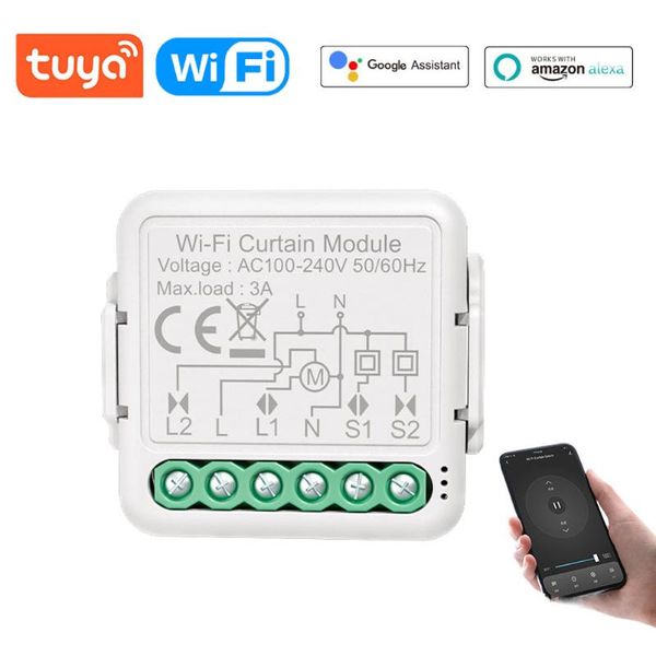 smart home control tuya wifi curtain switch module modification mobilephone app remotes compatible with alexa google
smart home control tuya wifi curtain switch module modification mobilephone app remotes compatible with alexa google